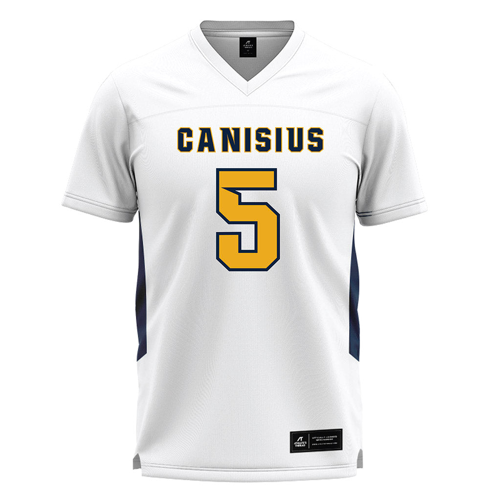 Canisius - NCAA Men's Lacrosse : Jacob Lambert - White Lacrosse Jersey -0
