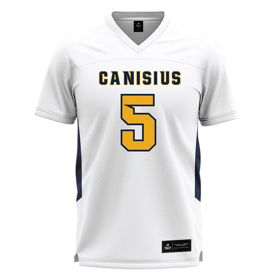 Canisius - NCAA Men's Lacrosse : Jacob Lambert - White Lacrosse Jersey -0