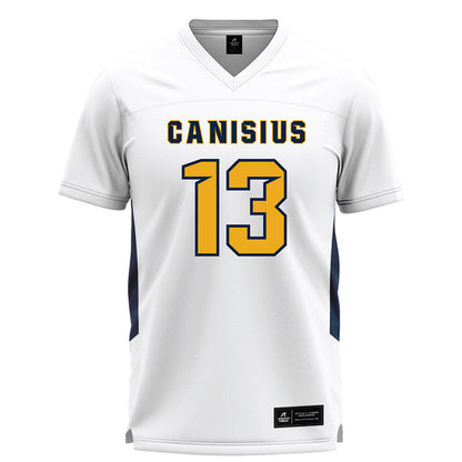 Canisius - NCAA Men's Lacrosse : Reid Ciocca - White Lacrosse Jersey -0