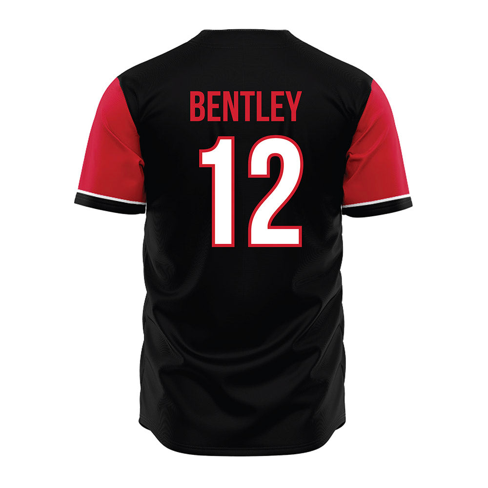 NC State - NCAA Baseball : Quinn Bentley - Black Jersey-1