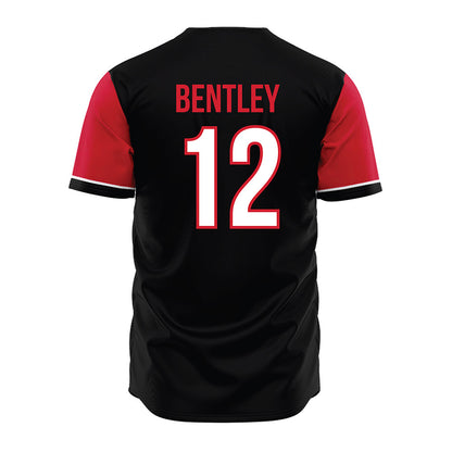 NC State - NCAA Baseball : Quinn Bentley - Black Jersey-1