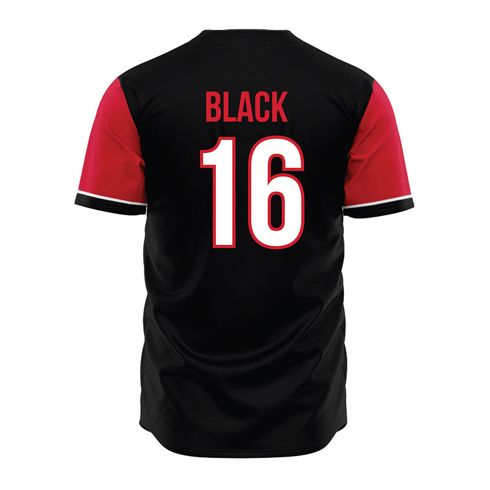NC State - NCAA Baseball : Collins Black - Black Jersey-1