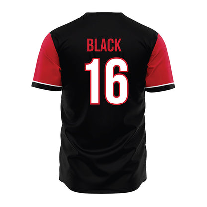 NC State - NCAA Baseball : Collins Black - Black Jersey-1