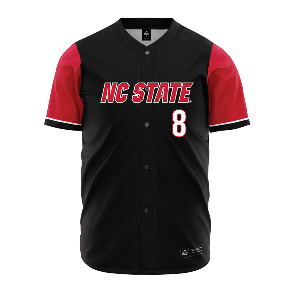 NC State - NCAA Baseball : Ryder Garino - Black Jersey-0