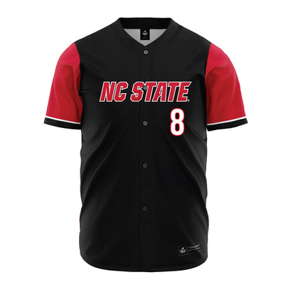 NC State - NCAA Baseball : Ryder Garino - Black Jersey-0