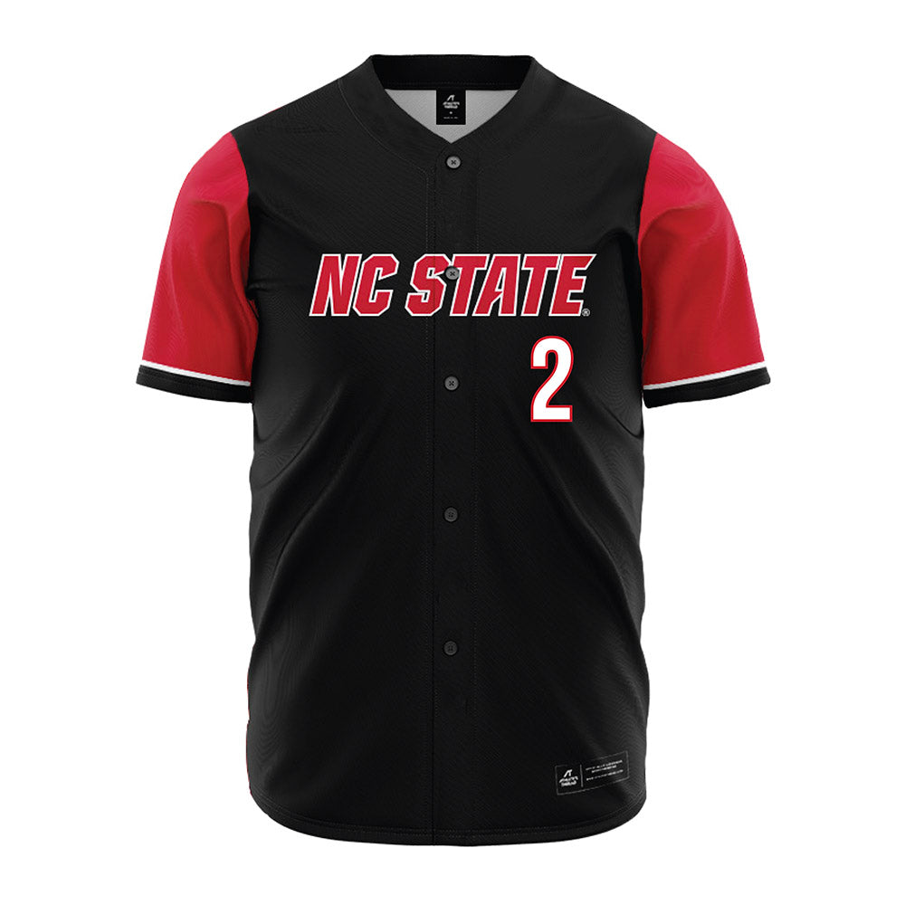 NC State - NCAA Baseball : Mikey Ryan - Black Jersey-0