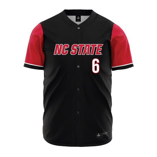 NC State - NCAA Baseball : Landon Church - Black Jersey-0