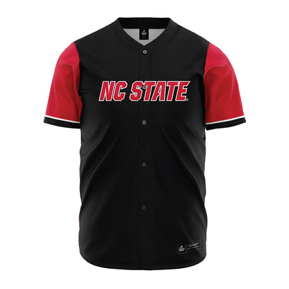 NC State - NCAA Baseball : Gunnar Alm - Black Jersey-0