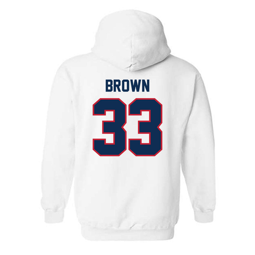 FAU - NCAA Football : Almari Brown - Classic Shersey Hooded Sweatshirt-1