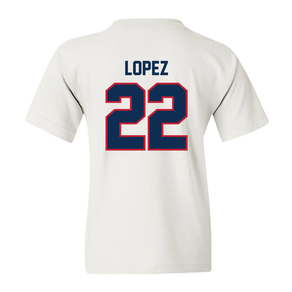 FAU - NCAA Baseball : Jonathan Lopez - Classic Shersey Youth T-Shirt-1