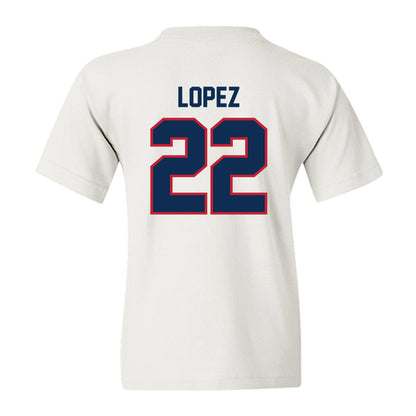 FAU - NCAA Baseball : Jonathan Lopez - Classic Shersey Youth T-Shirt-1
