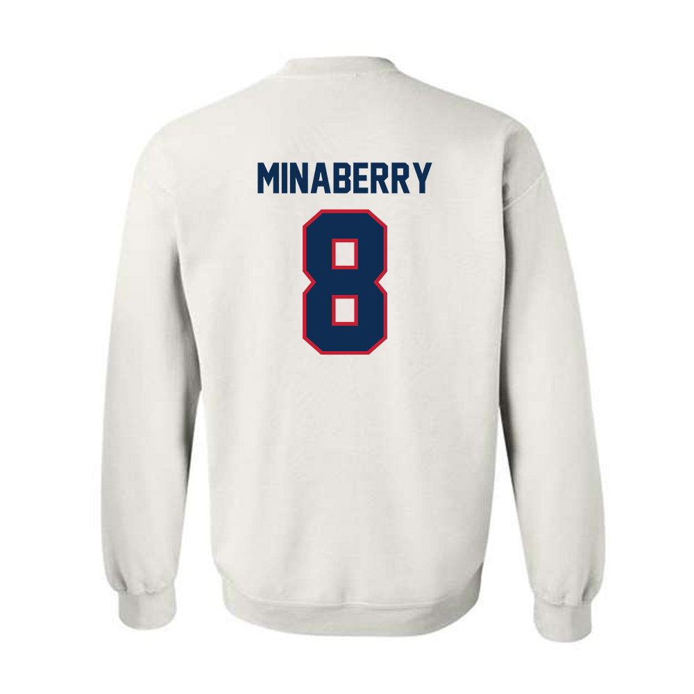 FAU - NCAA Baseball : Justin Minaberry - Classic Shersey Crewneck Sweatshirt-1