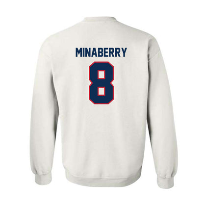 FAU - NCAA Baseball : Justin Minaberry - Classic Shersey Crewneck Sweatshirt-1
