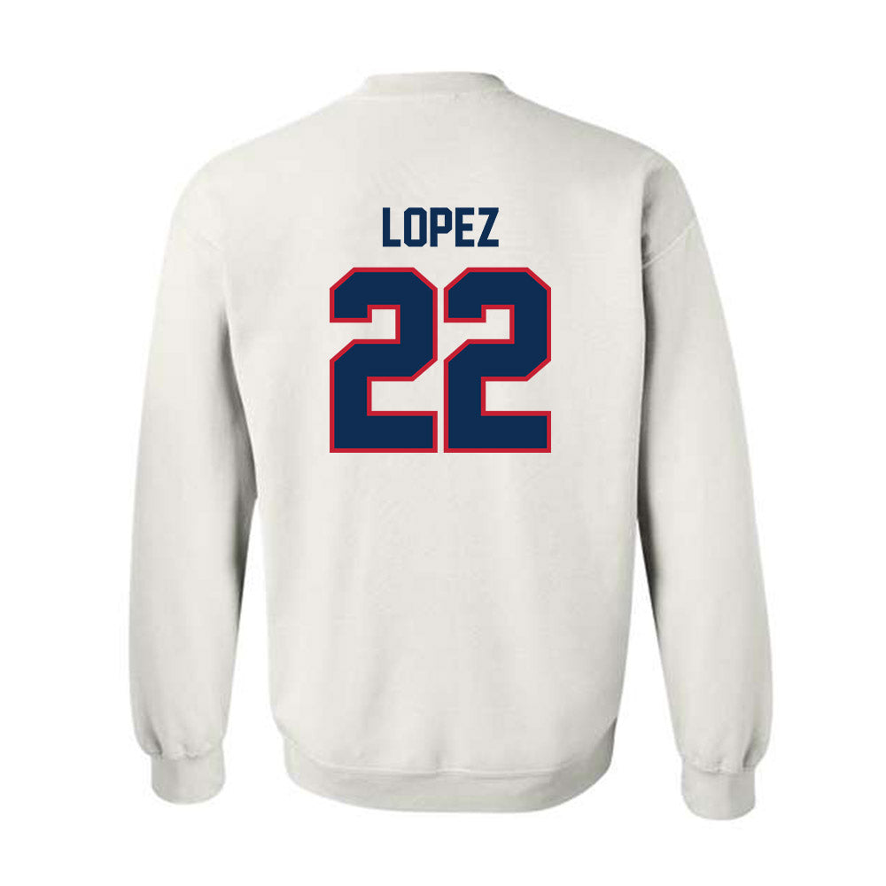 FAU - NCAA Baseball : Jonathan Lopez - Classic Shersey Crewneck Sweatshirt-1