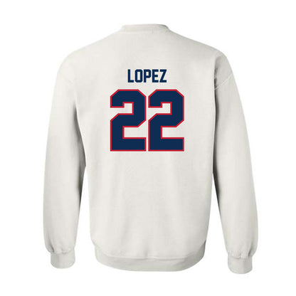 FAU - NCAA Baseball : Jonathan Lopez - Classic Shersey Crewneck Sweatshirt-1
