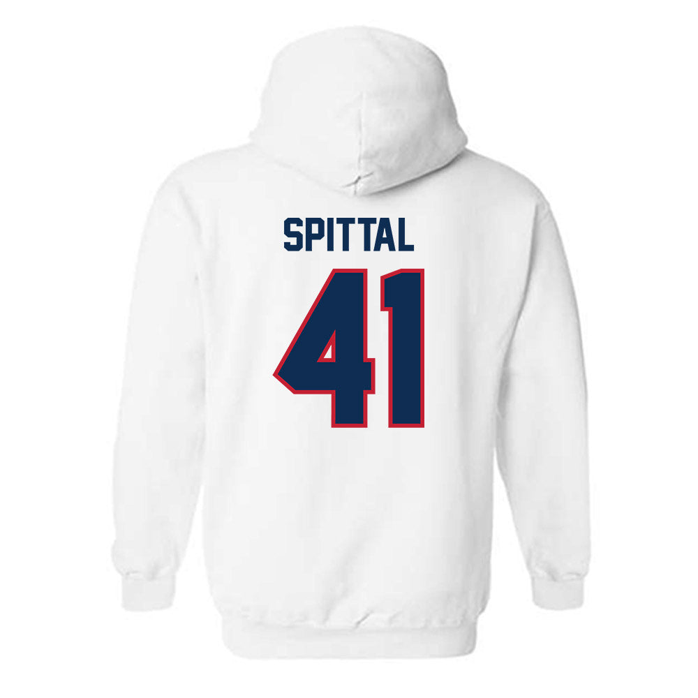 FAU - NCAA Beach Volleyball : Allison Spittal - Classic Shersey Hooded Sweatshirt-1