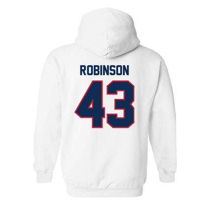 FAU - NCAA Baseball : Dalton Robinson - Classic Shersey Hooded Sweatshirt-1