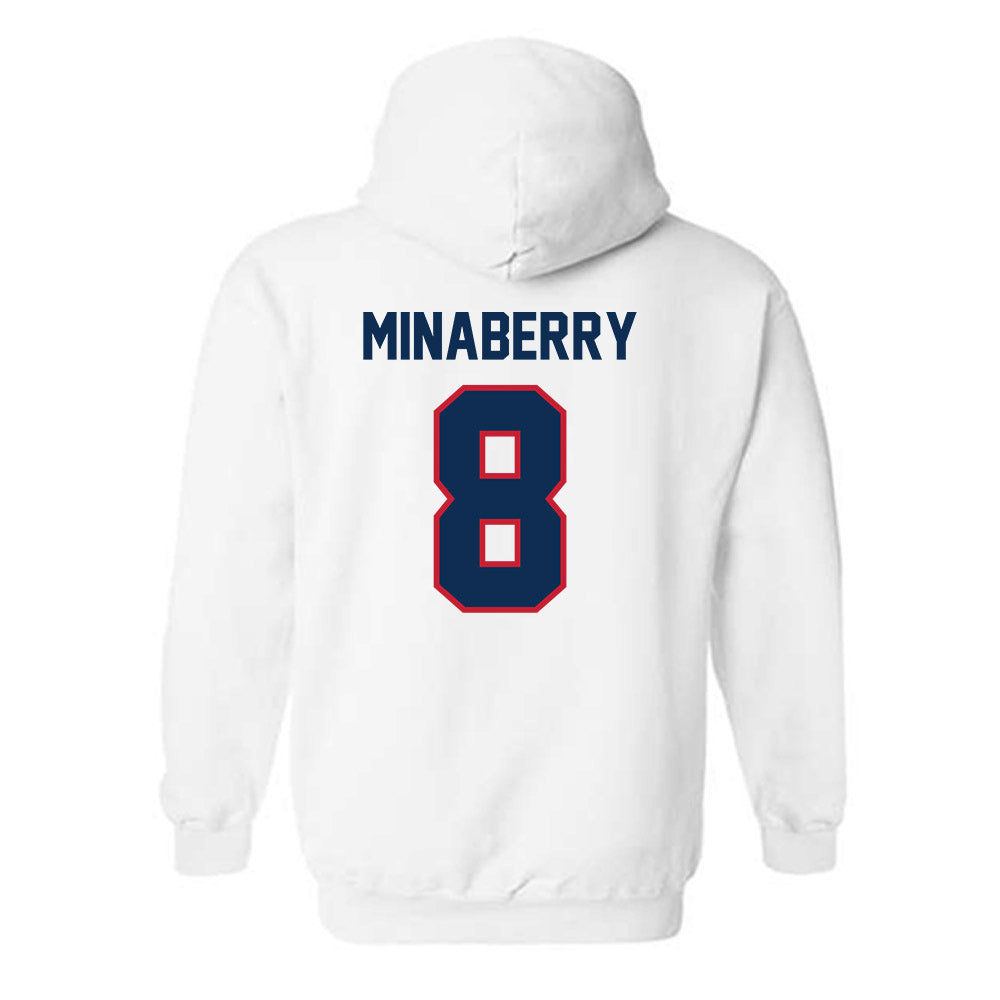FAU - NCAA Baseball : Justin Minaberry - Classic Shersey Hooded Sweatshirt-1