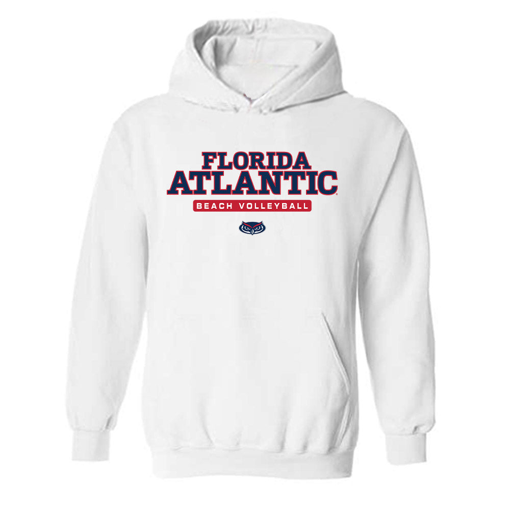 FAU - NCAA Beach Volleyball : Allison Spittal - Classic Shersey Hooded Sweatshirt-0