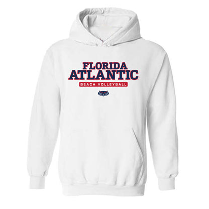 FAU - NCAA Beach Volleyball : Allison Spittal - Classic Shersey Hooded Sweatshirt-0