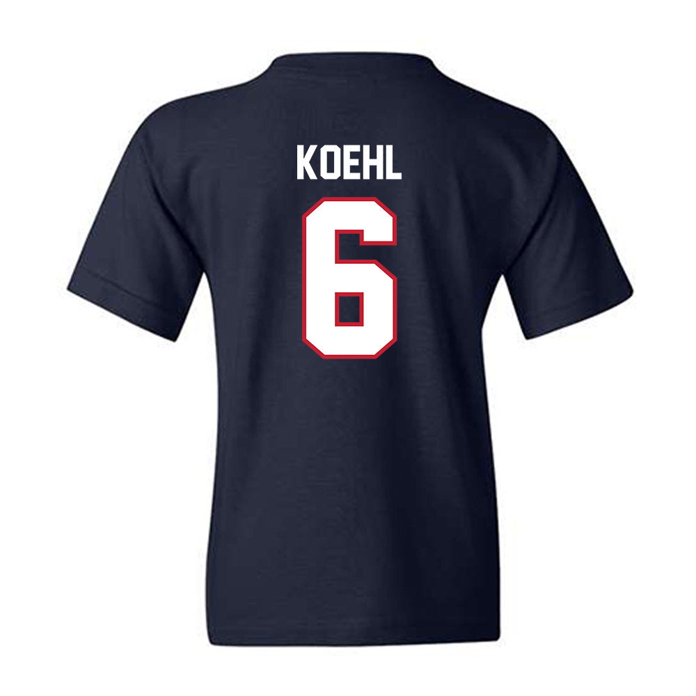 FAU - NCAA Beach Volleyball : Ava Koehl - Classic Shersey Youth T-Shirt-1