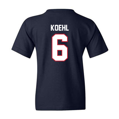 FAU - NCAA Beach Volleyball : Ava Koehl - Classic Shersey Youth T-Shirt-1