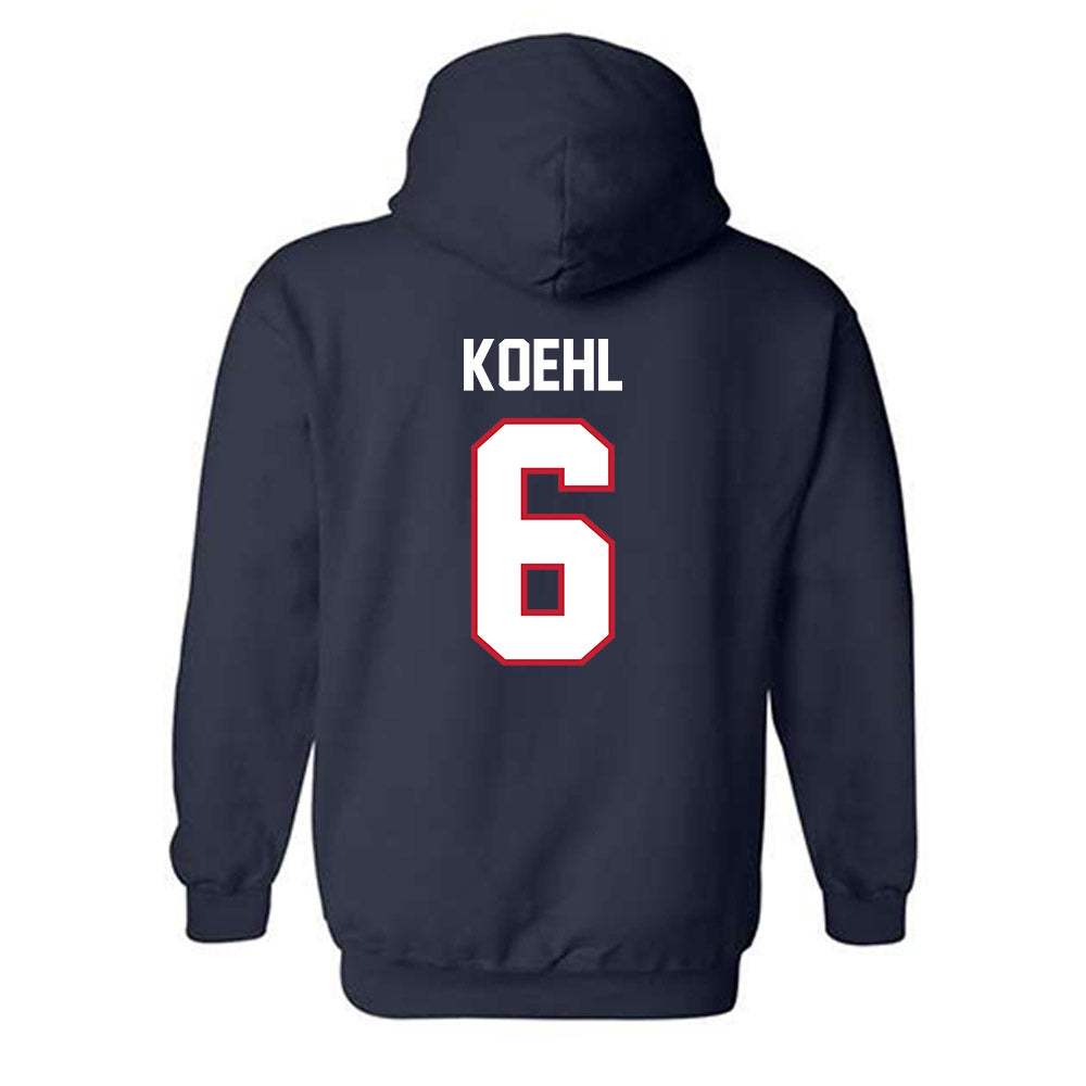 FAU - NCAA Beach Volleyball : Ava Koehl - Classic Shersey Hooded Sweatshirt-1