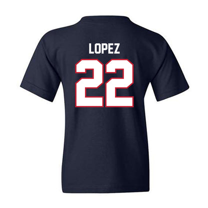 FAU - NCAA Baseball : Jonathan Lopez - Classic Shersey Youth T-Shirt-1