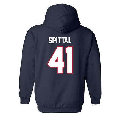 FAU - NCAA Beach Volleyball : Allison Spittal - Classic Shersey Hooded Sweatshirt-1