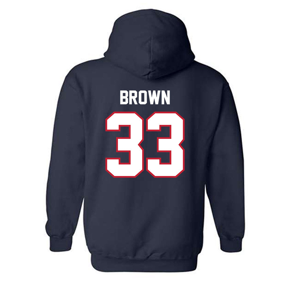 FAU - NCAA Football : Almari Brown - Classic Shersey Hooded Sweatshirt-1