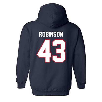 FAU - NCAA Baseball : Dalton Robinson - Classic Shersey Hooded Sweatshirt-1