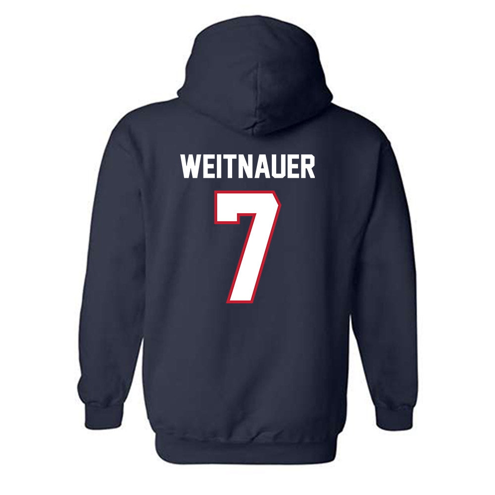 FAU - NCAA Beach Volleyball : Kate Weitnauer - Classic Shersey Hooded Sweatshirt-1