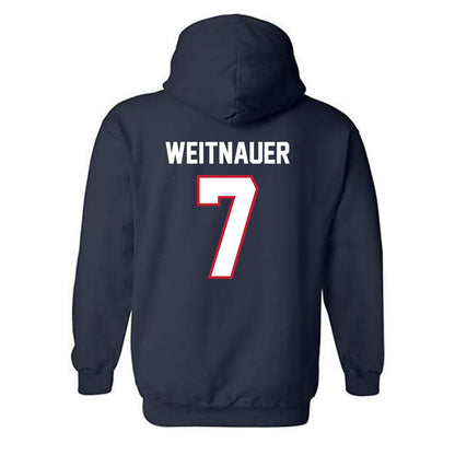 FAU - NCAA Beach Volleyball : Kate Weitnauer - Classic Shersey Hooded Sweatshirt-1