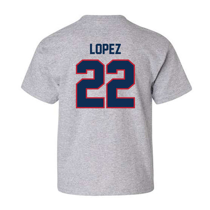 FAU - NCAA Baseball : Jonathan Lopez - Classic Shersey Youth T-Shirt-1