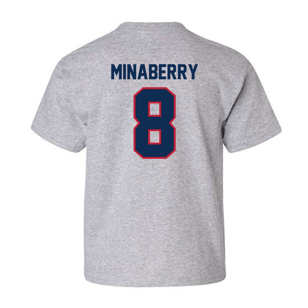 FAU - NCAA Baseball : Justin Minaberry - Classic Shersey Youth T-Shirt-1