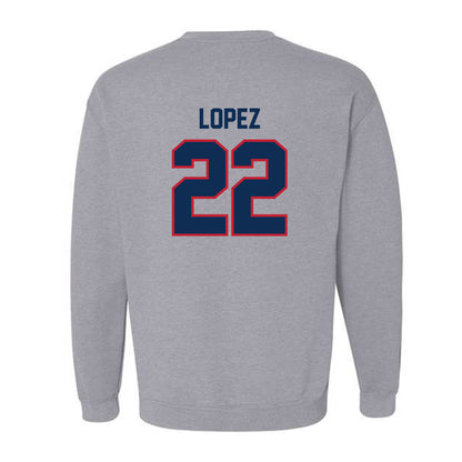 FAU - NCAA Baseball : Jonathan Lopez - Classic Shersey Crewneck Sweatshirt-1