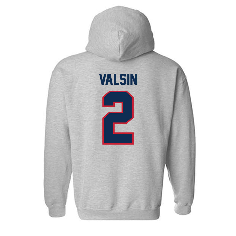 FAU - NCAA Football : Kelby Valsin - Classic Shersey Hooded Sweatshirt-1
