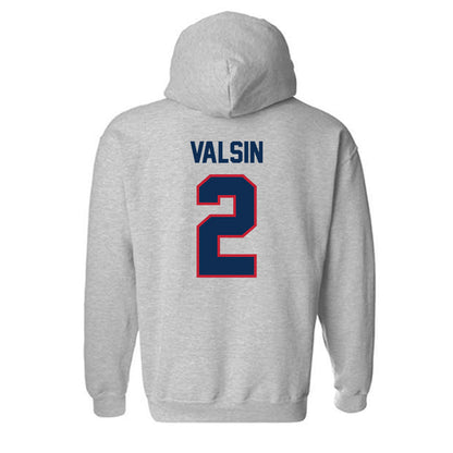 FAU - NCAA Football : Kelby Valsin - Classic Shersey Hooded Sweatshirt-1