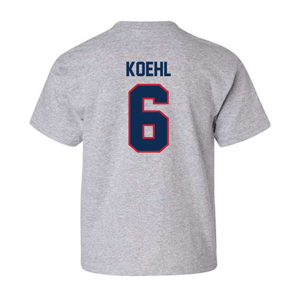 FAU - NCAA Beach Volleyball : Ava Koehl - Classic Shersey Youth T-Shirt-1
