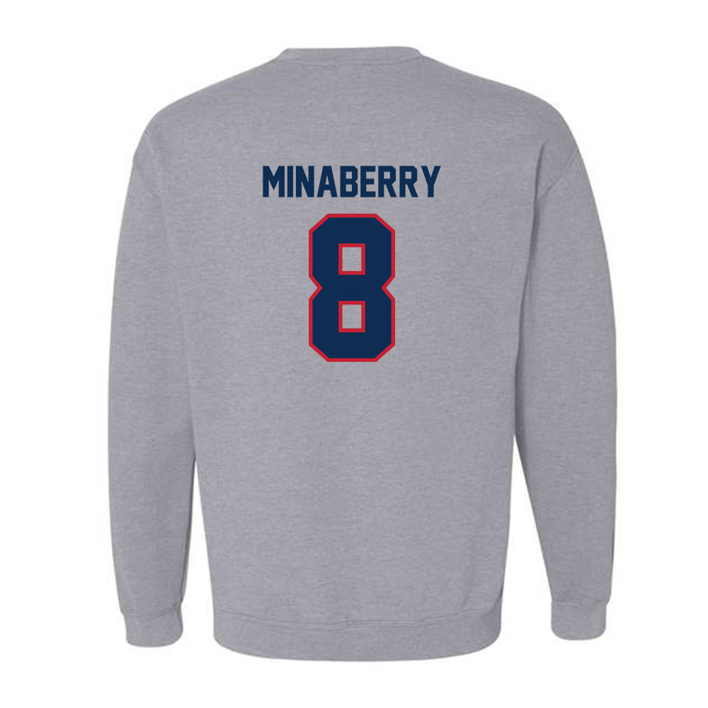 FAU - NCAA Baseball : Justin Minaberry - Classic Shersey Crewneck Sweatshirt-1