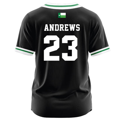 North Texas - NCAA Softball : Elizabeth Andrews - Black Jersey-1