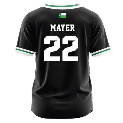 North Texas - NCAA Softball : Sienna Mayer - Black Jersey-1