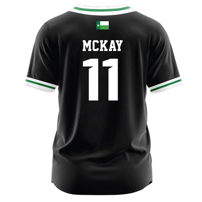 North Texas - NCAA Softball : Kadey McKay - Black Jersey-1