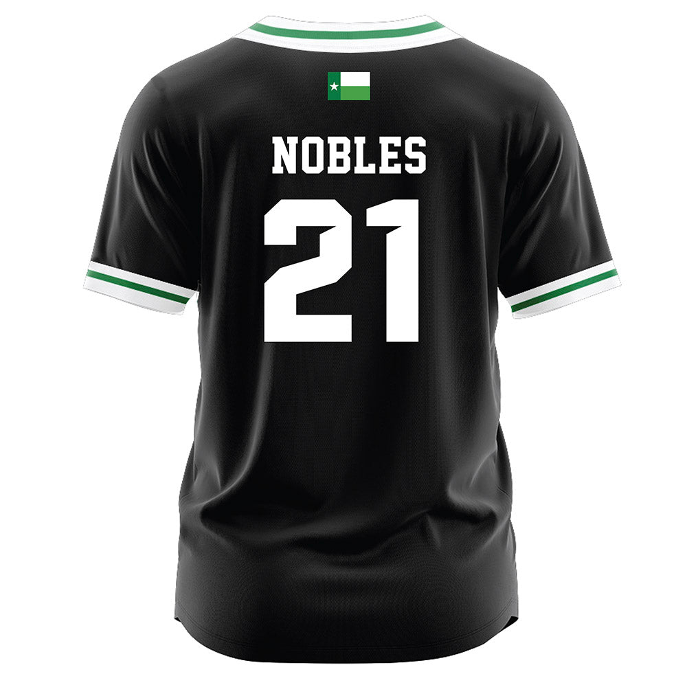 North Texas - NCAA Softball : Laila Nobles - Black Jersey-1
