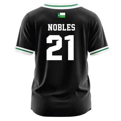 North Texas - NCAA Softball : Laila Nobles - Black Jersey-1