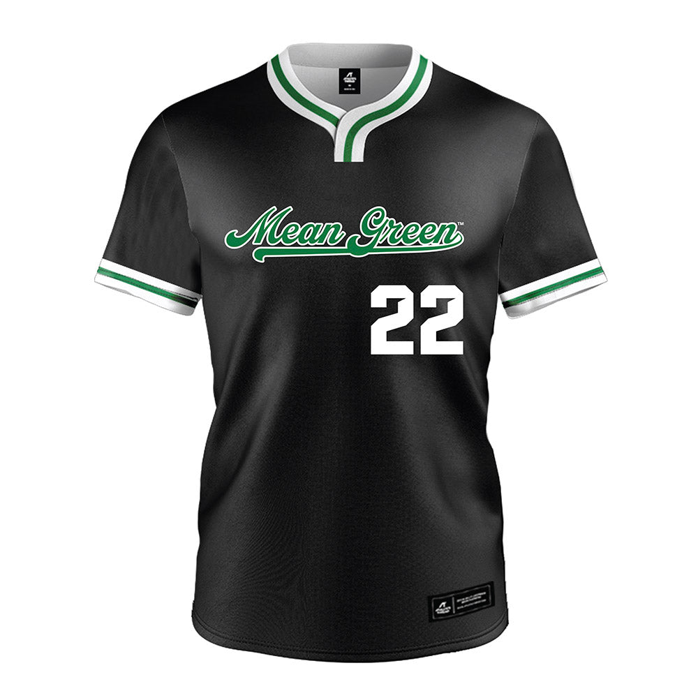 North Texas - NCAA Softball : Sienna Mayer - Black Jersey-0