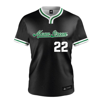 North Texas - NCAA Softball : Sienna Mayer - Black Jersey-0