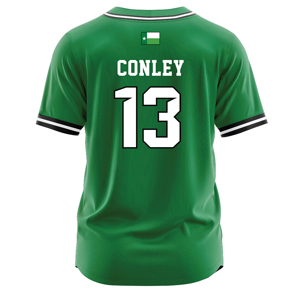 North Texas - NCAA Softball : Madison Conley - Green Jersey-1