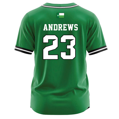 North Texas - NCAA Softball : Elizabeth Andrews - Green Jersey-1