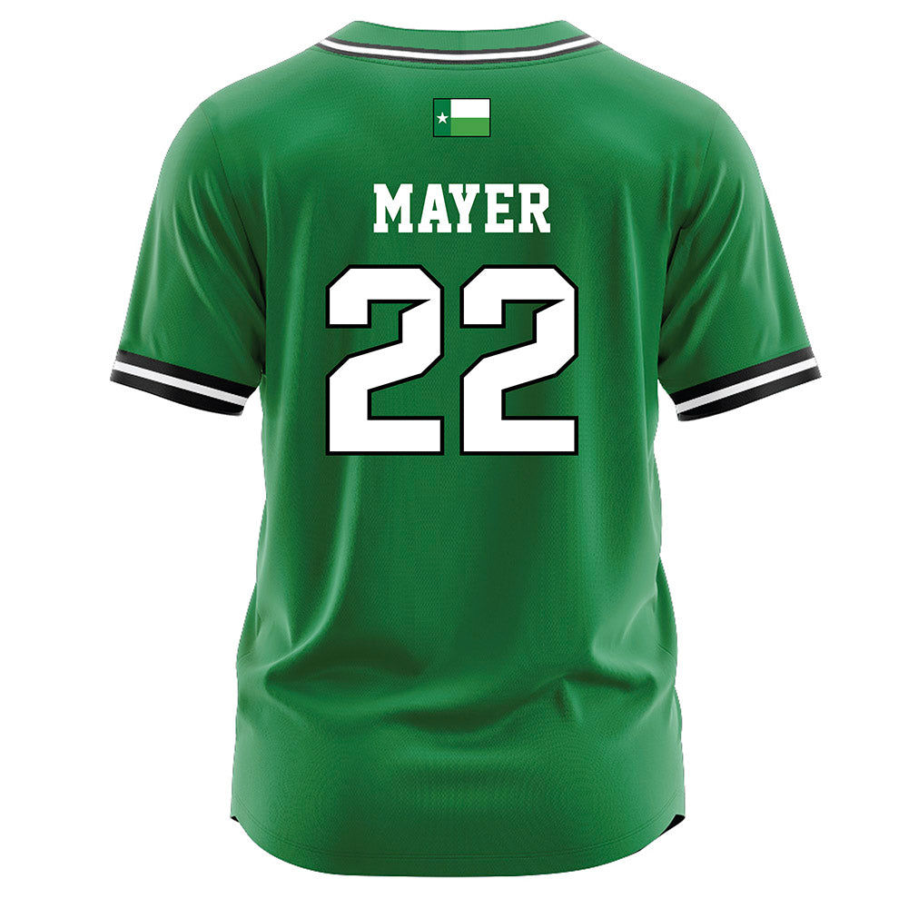 North Texas - NCAA Softball : Sienna Mayer - Green Jersey-1